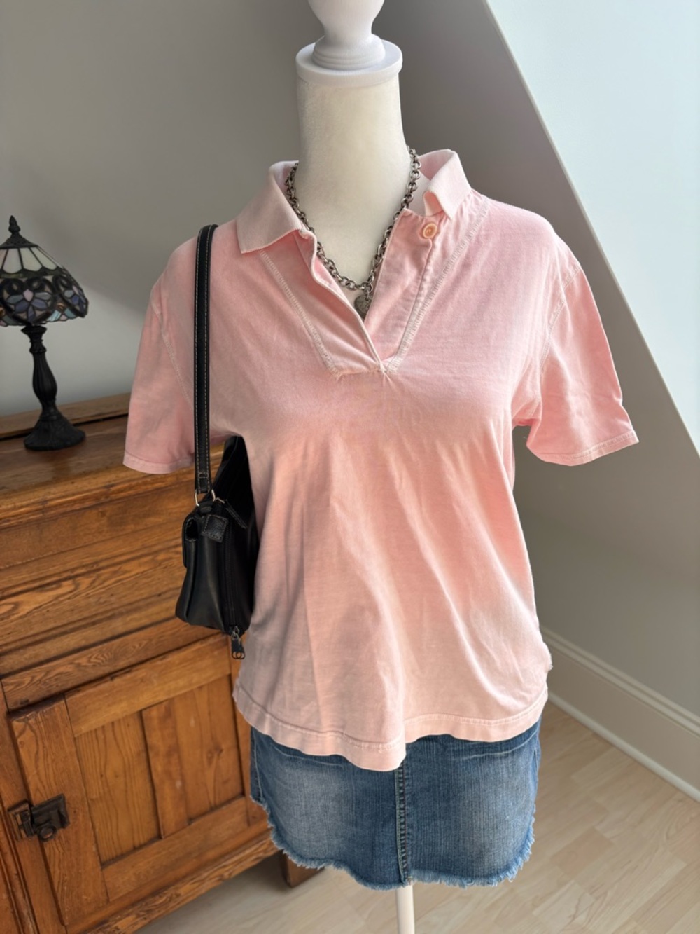 Woolrich Pink Polo Tee 💗